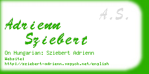 adrienn sziebert business card